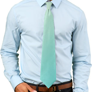 Corbata Gradiente de agua verde claro amarillo y azul clar