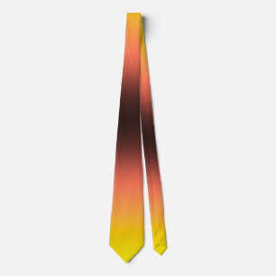 Corbata Gradiente de Amarillo a Naranja Quemado Cá
