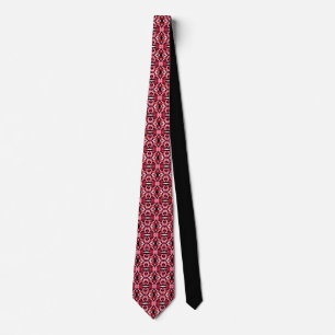 Corbata Gradiente de color con perspectiva de potencia roj