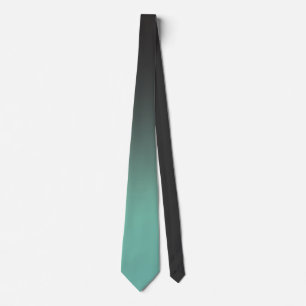 Corbata Gradiente de color verde negro