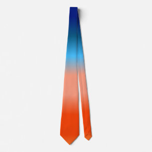 Corbata Gradiente de colores de elevación del sol
