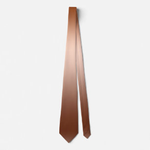 Corbata Gradiente de Ombre de bronce Mens Necesario