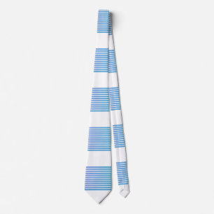Corbata Gradiente de rayas azules múltiples