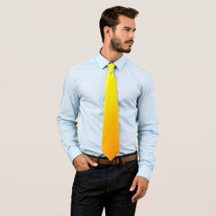 Corbata Gradiente dorado del sol amarillo,