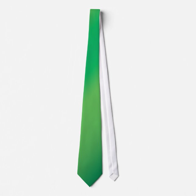 Corbata Gradiente esmeralda verde (Anverso)