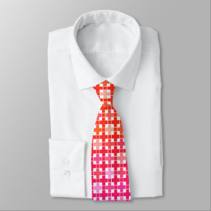 Corbata gradiente , gradiente a cuadros ,sombrío