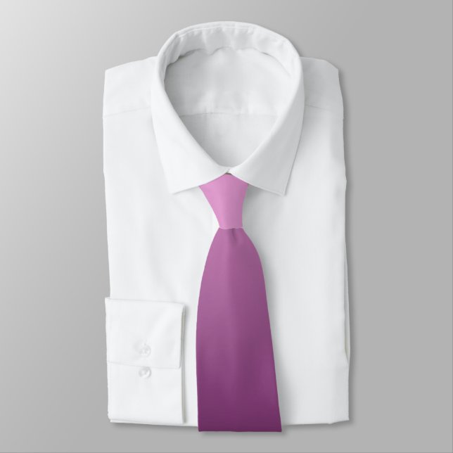 Corbata Gradiente merlot a lilac (Atado)