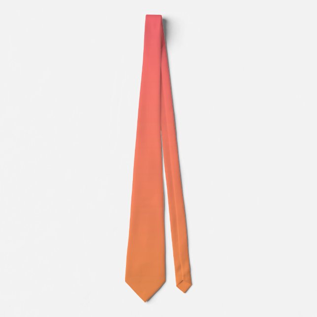 Corbata Gradiente Naranja (Anverso)