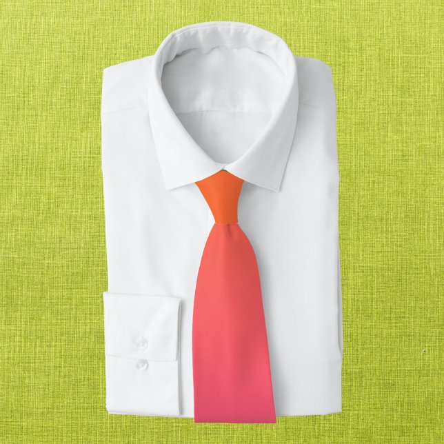 Corbata Gradiente naranja y rosa (Subido por el creador)