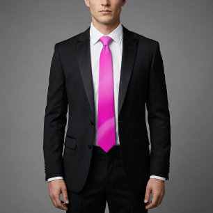 Corbata Gradiente Ombre Rosa Vibrante