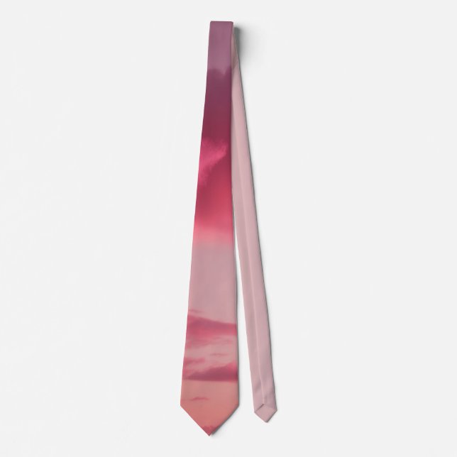 Corbata Gradiente rosa soñador (Anverso)