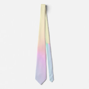 Corbata Gradiente suave Ombre color rosa pastel estético