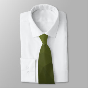 Corbata Gradiente verde oscuro del ejército Patrón de mall