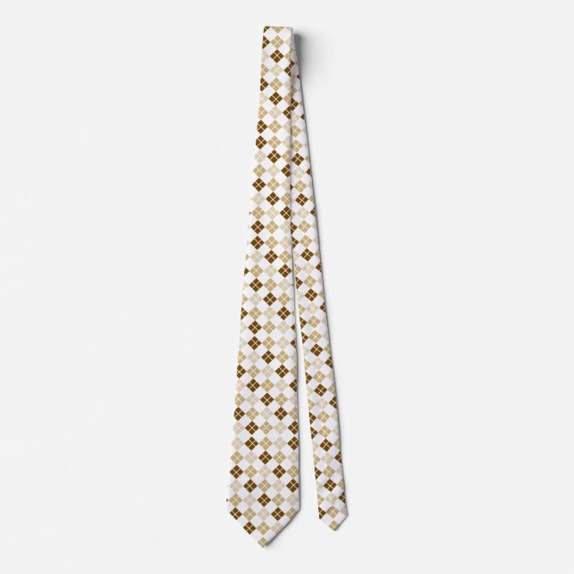 Corbata Grados de marrón Personalizado argla (Anverso)