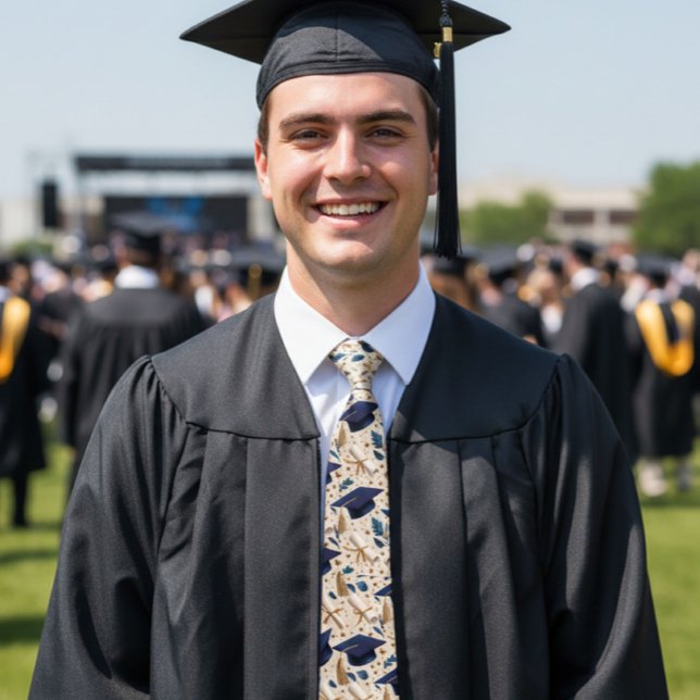 Corbata Grads Caps And Diplomas  (Subido por el creador)
