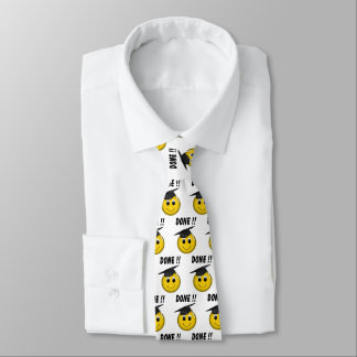 Corbata Graduación "terminada" de Emoji divertida
