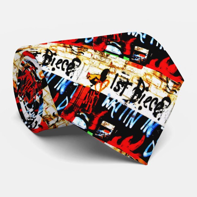 Corbata Graffiti (Enrollado)