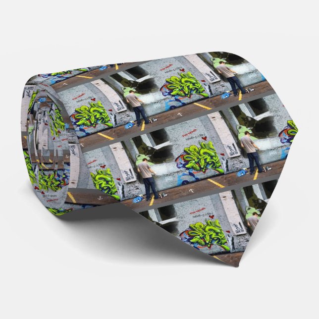 Corbata Graffiti Wall Lucy (Enrollado)