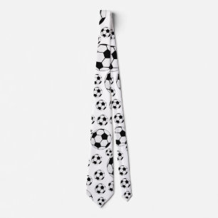 Corbata Gráfico clásico de balón de fútbol para fanáticos