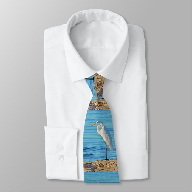 Corbata Gran Canto de Bird Blue Shoreline Mens (Atado)