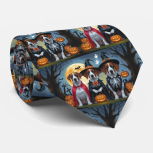 Corbata Gran Dane Dogs Calabaza Halloween Funny