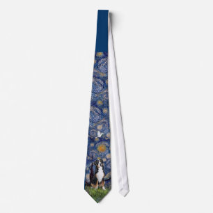 Corbata Gran Perro suizo Mt - Noche estrellada