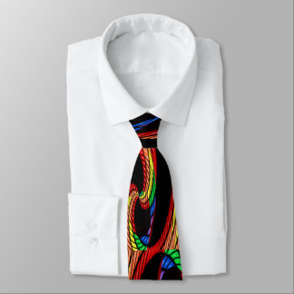 Corbata grandes remolinos del color