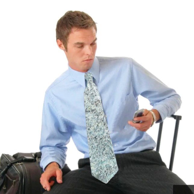 Corbata Granita de edad (This Aged Granite design, gives a textural look, to this neck tie!)