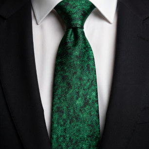 Corbata Granito de mancha de esmeralda profunda