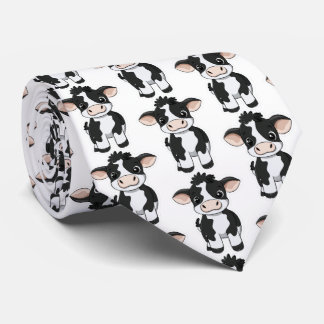 Corbata Granja gráfica Vaca Masculina