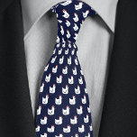 Corbata Granjero de pollo azul<br><div class="desc">Tanto si eres un agricultor de pollos como si te encantan los pollos, este diseño hará una divertida adición a tu armario. Mejore la declaración de moda agregando un par de medias coincidentes con el mismo diseño.</div>