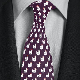 Corbata Granjero de pollo morado
