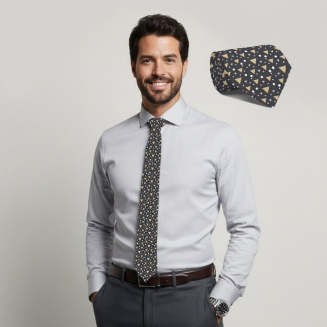 Corbata Graphite Geometry Luxe (Subido por el creador)
