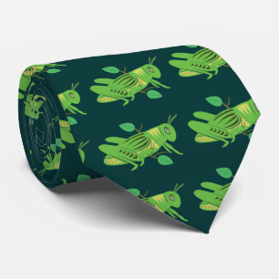Corbata Grasshopper verde
