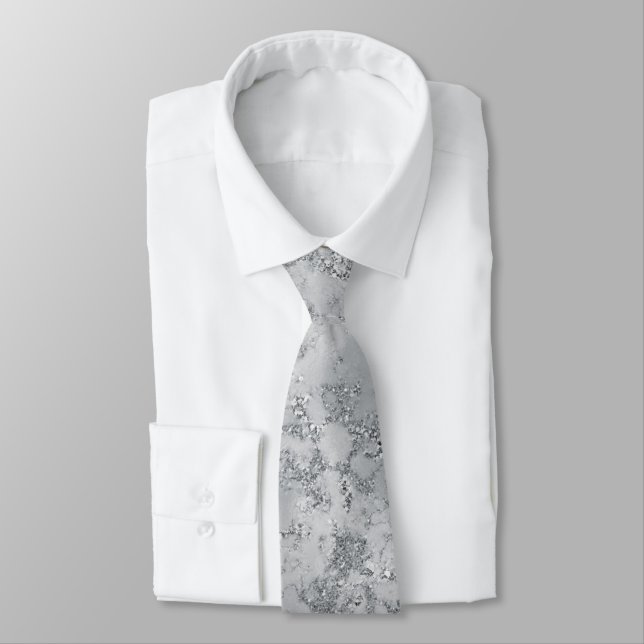 CORBATA GRAY MARBLE PERSONALIZADO TIE (Atado)