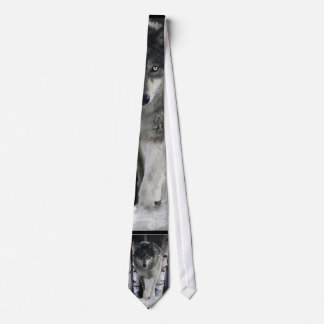 Corbata Gray Pack Wolf Wildlife Tie