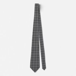 Corbata Gray Plaid Tartan Neck Tie
