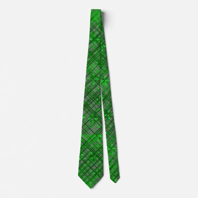 Corbata Green Argyle Tie (Anverso)
