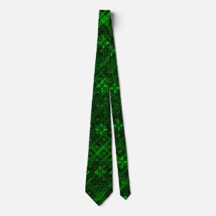 Corbata Green Argyle Tie