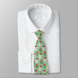 Corbata Green Christmas Presk Tie Cuello