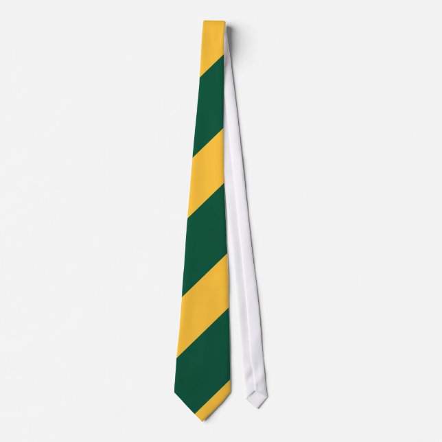 Corbata Green Forestal y Gold (Anverso)