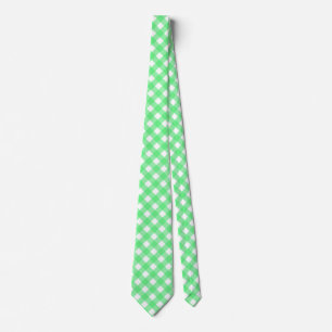 Corbata Green gingham