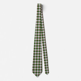 Corbata Green House and Mischka Gray Plaid Neck Tie