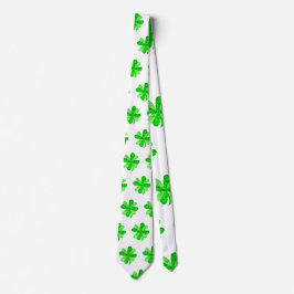 Corbata Green Irish Shamrock Young Clover St Patrick's Day