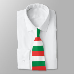 Corbata Green, Red and White Tie
