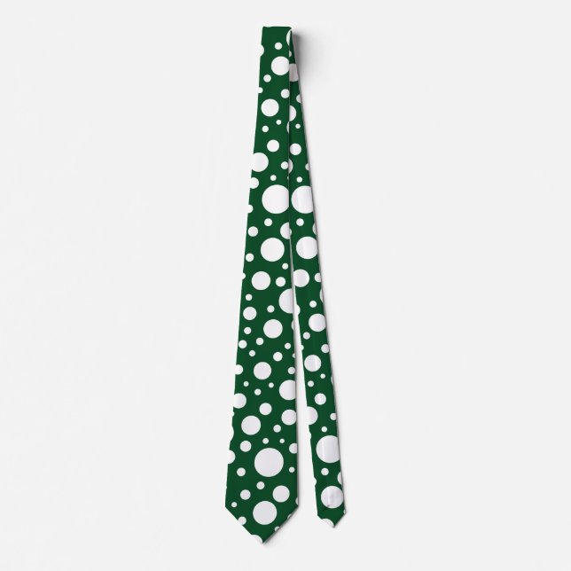 Corbata Green Spots Tie (Anverso)