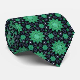 Corbata Green Starburst Neck Tie