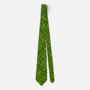 Corbata Green Swirls