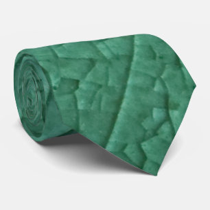 Corbata Grietas de piedra verde