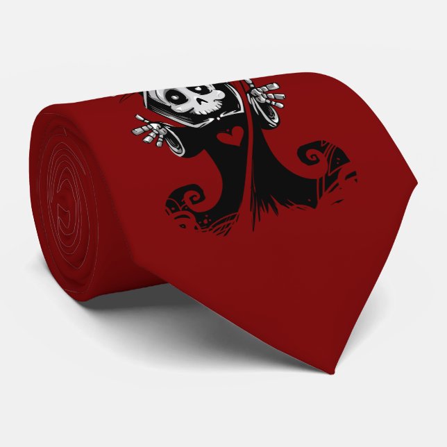 CORBATA GRIM REAPER CUTE TIE (Enrollado)